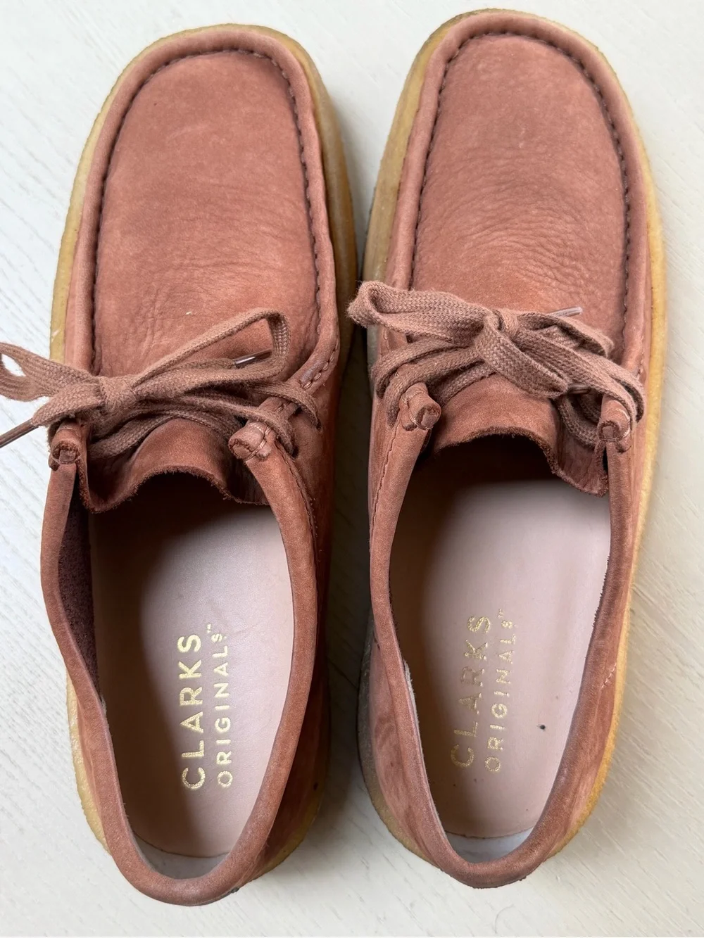 Clarks Mens Shoes Wallabee Cup Tan Nubuck 9.5 26167989